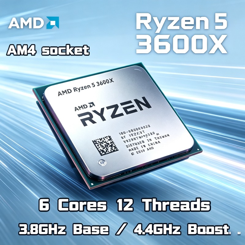 Amd Cpu Ryzen 5 - Processore CPU 7NM 95W L3=32M 100-000000022
