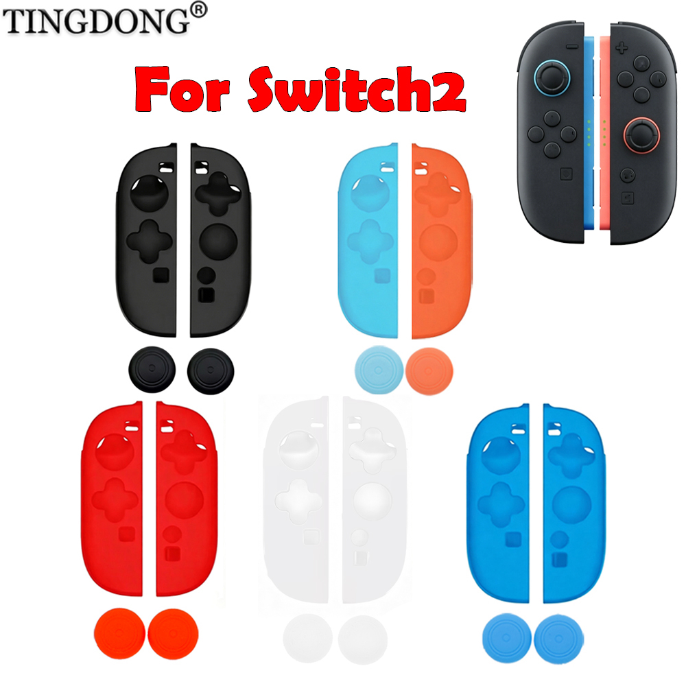 Gaming Kit Accessories Nintendo Switch - Custodia Protettiva in Silicone Antiscivolo per