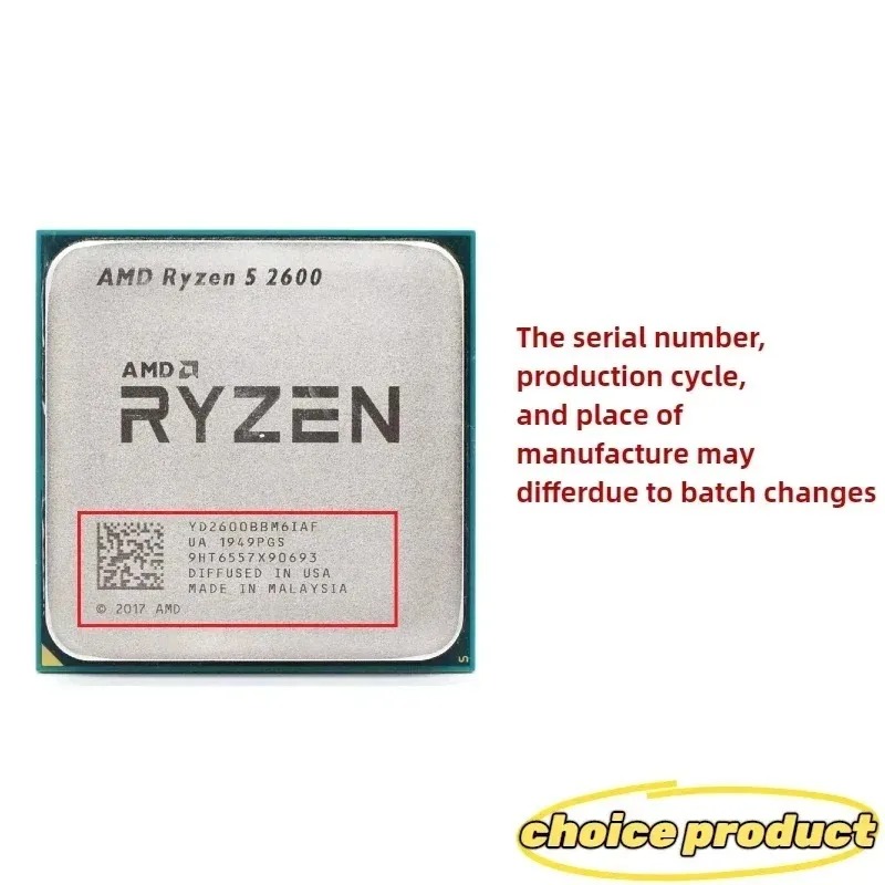 AMD Ryzen 5 2600 Chip CPU Desk - Amd Cpu Ryzen 5 recensione e prezzo
