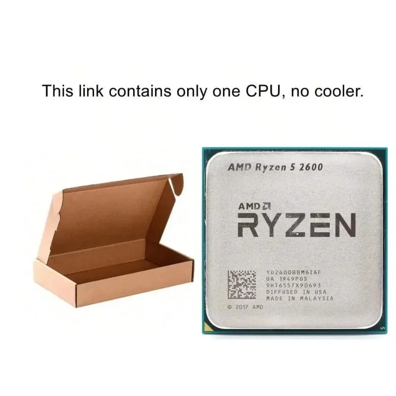 AMD Ryzen 5 2600 Chip CPU Desk - Amd Cpu Ryzen 5 recensione e prezzo
