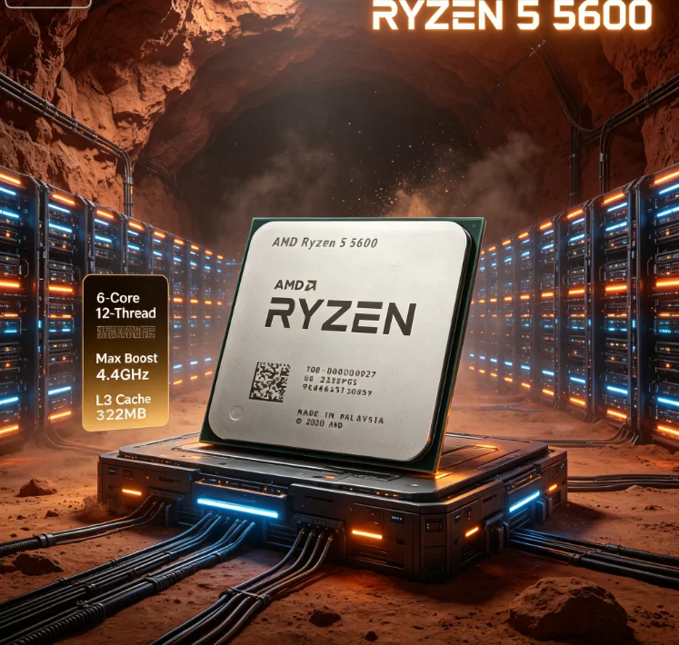 CPU AMD Ryzen 5 5600 a 6 Core  - Amd Cpu Ryzen 5 recensione e prezzo