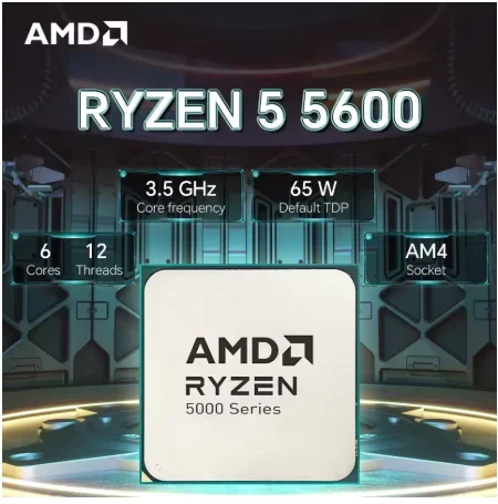 CPU AMD Ryzen 5 5600 a 6 Core  - Amd Cpu Ryzen 5 recensione e prezzo